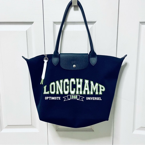 Longchamp Handbags - Longchamp Le Pliage Large University large shoulder tote bag ~NWOT~ Navy